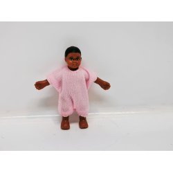 Baby i lyserd dragt (ny)