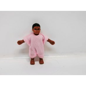 Baby i lyserd dragt (ny)