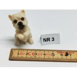 Skotsk terrier hund i resin (brugt)