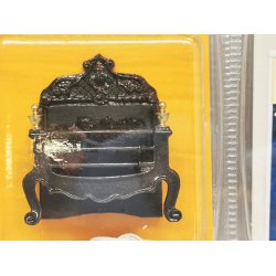 Pejse indsats med lys til dukkehus scala 1:12 (ny)