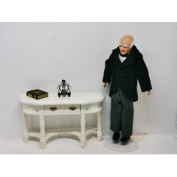 Hjerte med kors i metal (slv) (nyt)