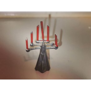 Lysestage i jern (antik)