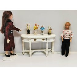 Porcelns figur "mor og barn" (brugt)