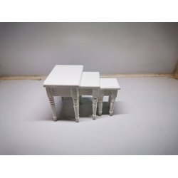 Indskudsborde scala hvide 1:12 (nye)