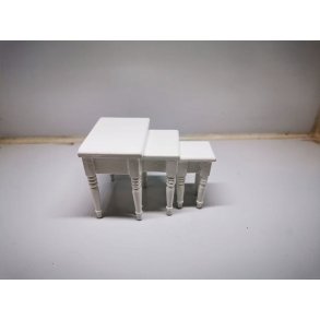 Indskudsborde scala hvide 1:12 (nye)