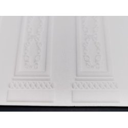 Hvid relief papir. Sjler NYT