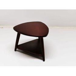 Sidebord i mrkt tr til dukkehus scala 1:12 (nyt)