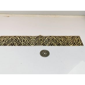 Dekorations ark zebra brun/gul