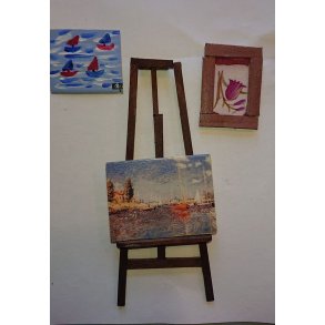 Billeder, Rammer, plakater, staffeli og andet