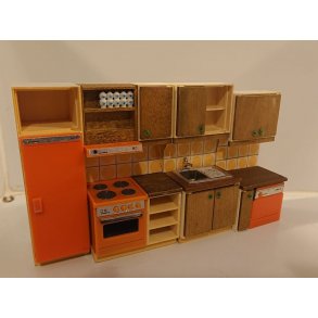 Køkken og div tilbehør scala 1:16 og 1:18